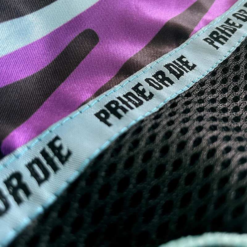 Pride Or Die VIOLENT REALITY Thai shorts - black